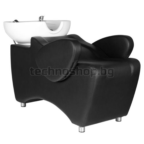 Стол със система за измиване на косата - черен Hair System HSB46