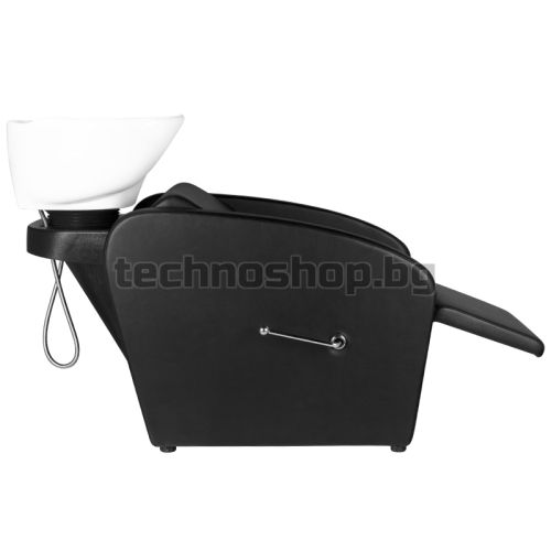 Фризьорски стол със система за измиване на коса - черно Gabbiano Bergen