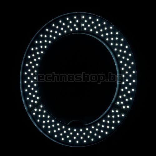 Кръгла LED лампа - бяла 10" 8W