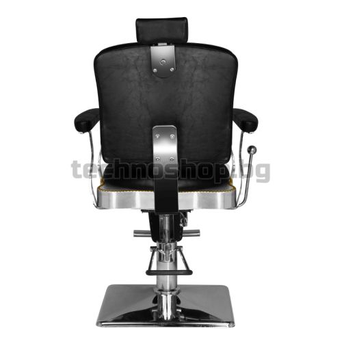 Бръснарски стол - черен Hair System SM180