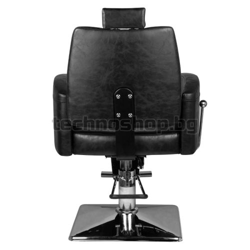 Бръснарски стол - черен Hair System SM184 
