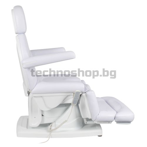 Електрически козметичен стол с 4 мотора - бял Kate
