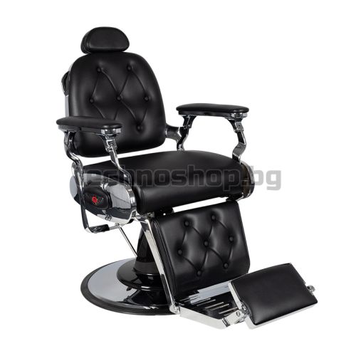 Бръснарски стол - черен Gabbiano Pietro