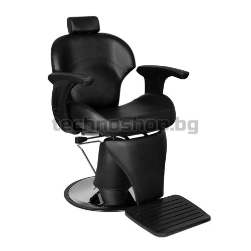 Бръснарски стол - черен Gabbiano Igor