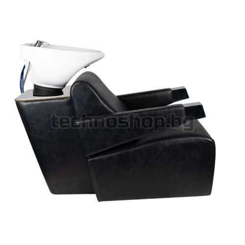 Стол със система за измиване на косата - черен Hair System HSB78