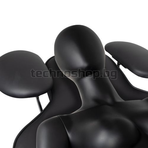 Козметичен стол - черен Ivette