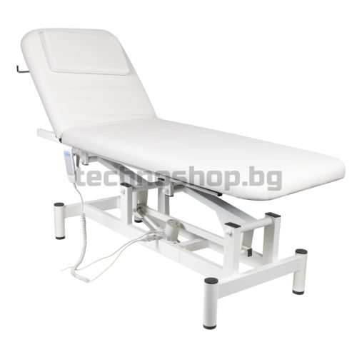 Електрическо легло за масаж с 1 мотор - бяло Azzurro 079