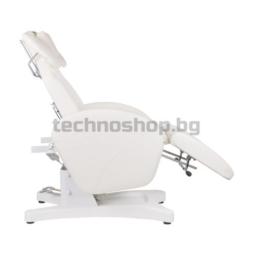 Електрически козметичен стол - бял Ivette Profesional