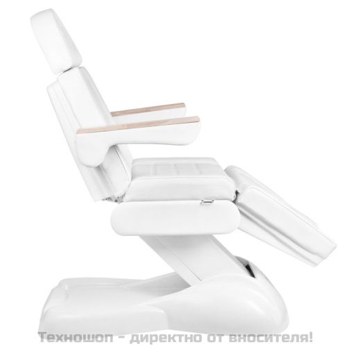 Електрически козметичен стол с 3 мотора - бял Lux 273B