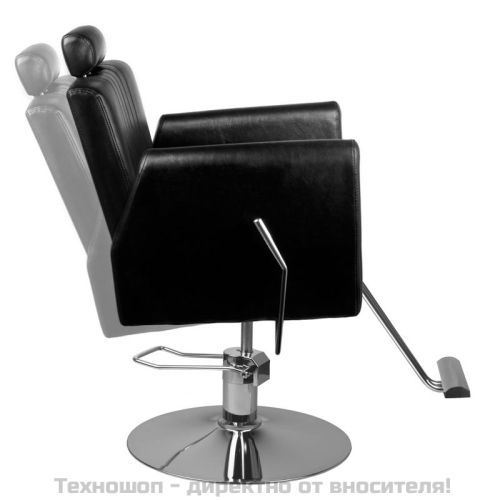 Бръснарски стол - черен Hair System 0-179 