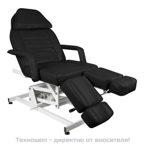 Електрически козметичен стол с 1 мотор - черен Azzurro 673AS Pedi