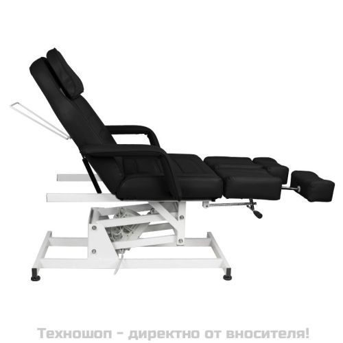 Електрически козметичен стол с 1 мотор - черен Azzurro 673AS Pedi