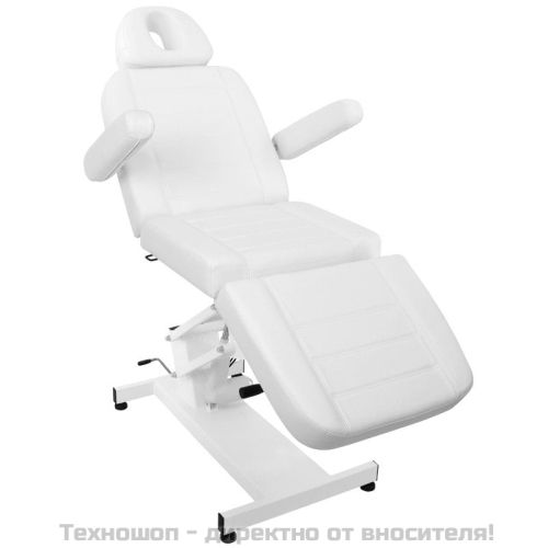 Електрически козметичен стол с 1 мотор - бял Azzurro 705