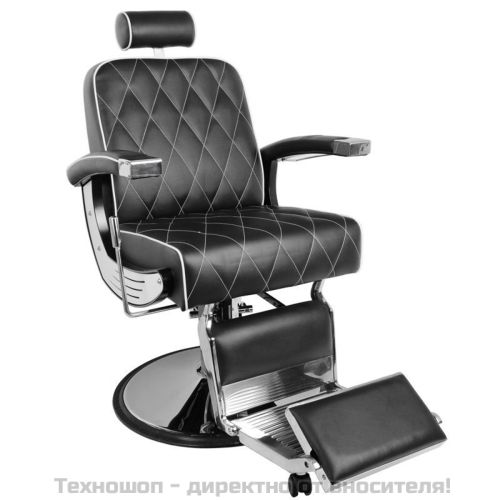 Бръснарски стол - черен Gabbiano Imperial