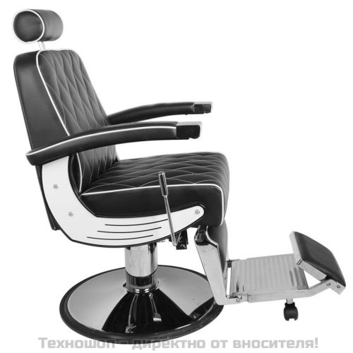 Бръснарски стол - черен Gabbiano Imperial