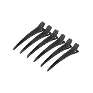 Щипки за коса за коса въглерод - черни E-15 10 бр. 11,5 см
