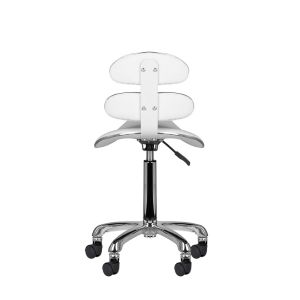 Козметичен висок стол - бял AM-880