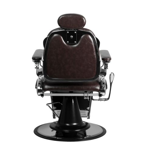Бръснарски стол - тъмно кафяв Gabbiano Francesco