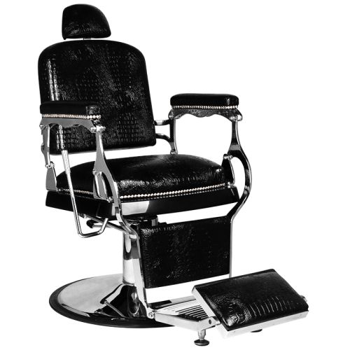 Бръснарски стол - черен Gabbiano Alfredo