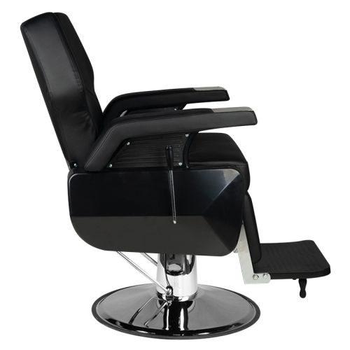 Бръснарски стол - черен Hair System