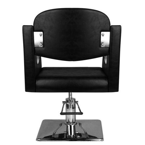 Фризьорски стол - черен Hair System SM308 