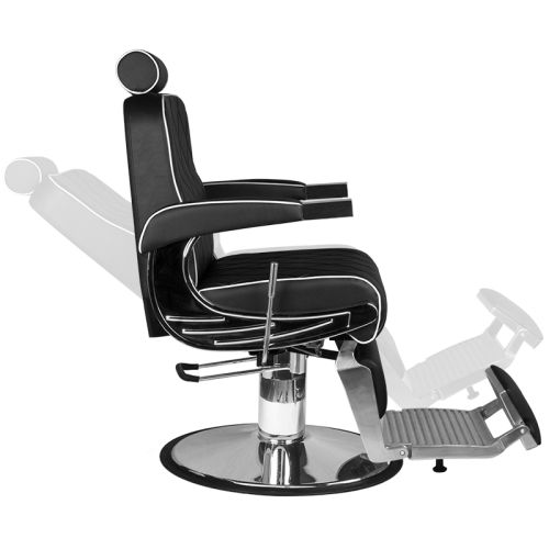 Бръснарски стол - черен Hair System Imperial