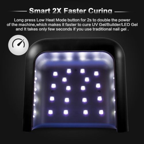 Smart/Смарт лампа за маникюр с UV/LED светлини с падащо дъно