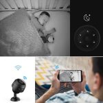Мини шпионска камера A9, с магнитна основа и WIFI - 1
