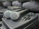 Два безжични микрофона с приемник SM58 Vocal artist Uhf в куфарче - 3