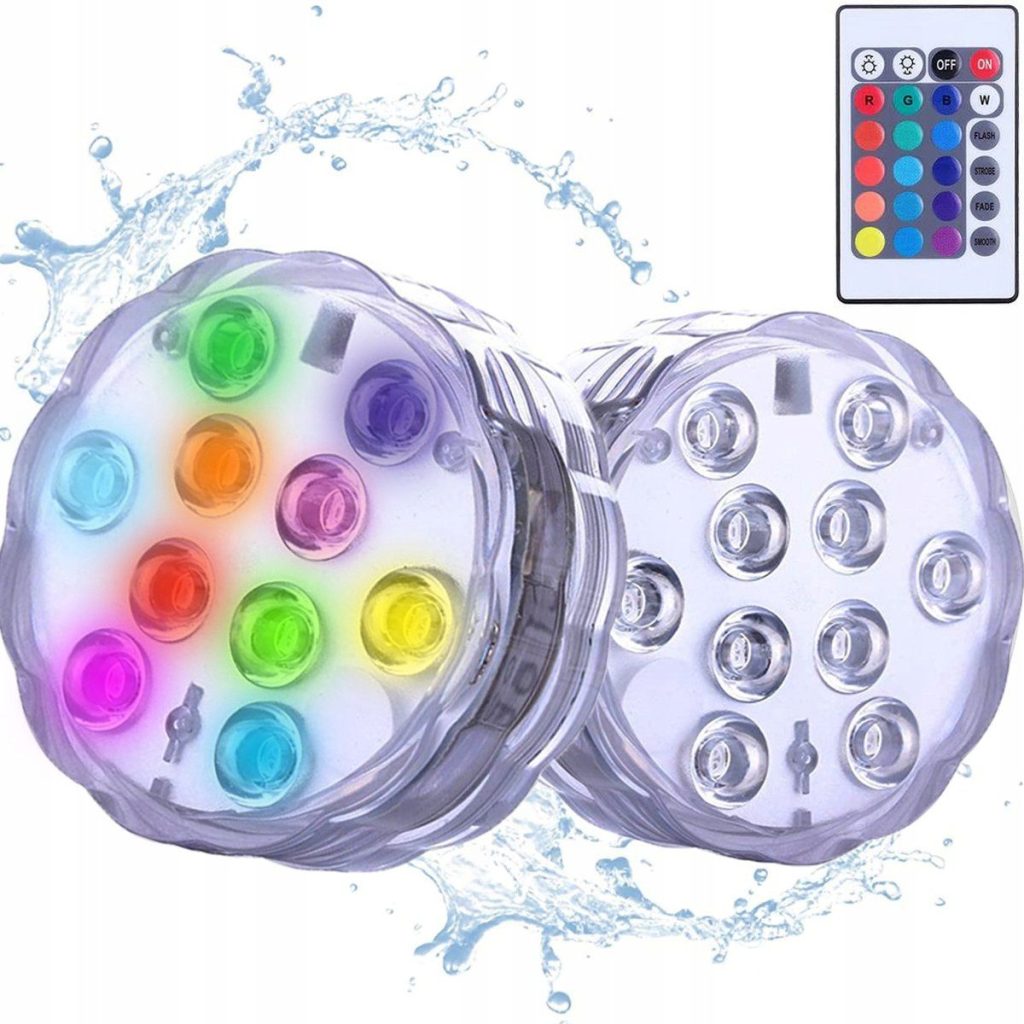 Водоустойчива LED лампа RGB с дистанцинно - 1