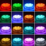 Водоустойчива LED лампа RGB с дистанцинно - 8