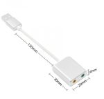 Външна USB звукова карта YQ-6 - 5