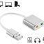 Външна USB звукова карта YQ-6 - 3