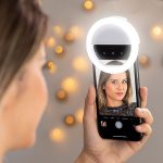 Презареждащ се светлинен пръстен за селфи Instahoop - 1