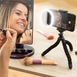 Презареждащ се светлинен пръстен за селфи Instahoop - 8