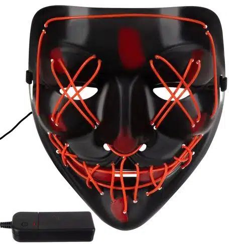 Маска с LED светлина – декоративна - 9