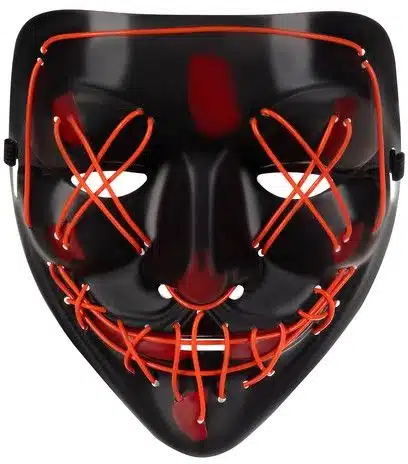 Маска с LED светлина – декоративна - 2