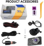 Видеорегистратор Dual Lens BX50 Vehicle BlackBox DVR - 3
