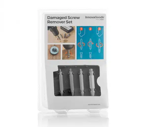 et00076-4 Комплект за отстраняване на пворедени винтове – комплект от 4 броя - 5