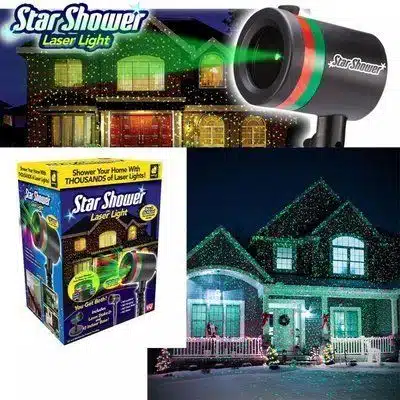 Лазерен прожектор за коледна украса Star Shower - 1