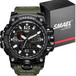 Спортен часовник SMAEL 1545 Green, зелен цвят - 2