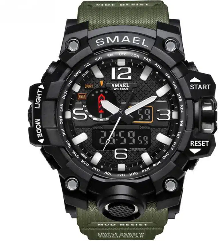 Спортен часовник SMAEL 1545 Green, зелен цвят - 1