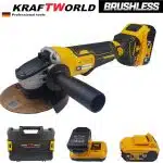 Акумулаторен ъглошлайф 36V, 8.0Ah + 2 батерии и зарядно - 4