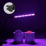 UV лампа за отглеждане на растения с 3 гъвкави крака – 40W - 2
