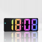 LED часовник с функция будилник с RGB подсветка - 3