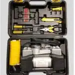 Компресор за гуми за кола, комплект с куфарче Kraft Royal - 1