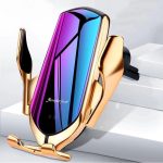 Поставка за телефон за автомобил с безжично зареждане Deluxe - 3