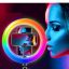 Ринг лампа с LED осветление 26 см, RGB, 20W - 1