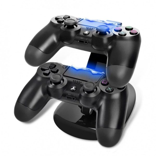 Стойка и зарядно за PS4 джойстици (dualshock), модел P4 - 5