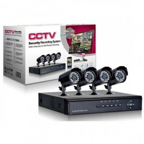 Комплект 4 камери + DVR, CCTV - 1